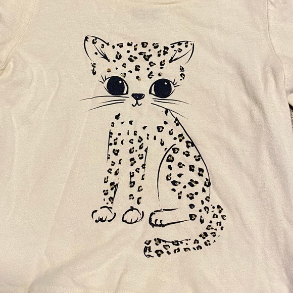 🔴 3 for $15 Baby Gap Long Sleeve Tee With Leopard, Great Condition Size 3m - Picture 3 of 4